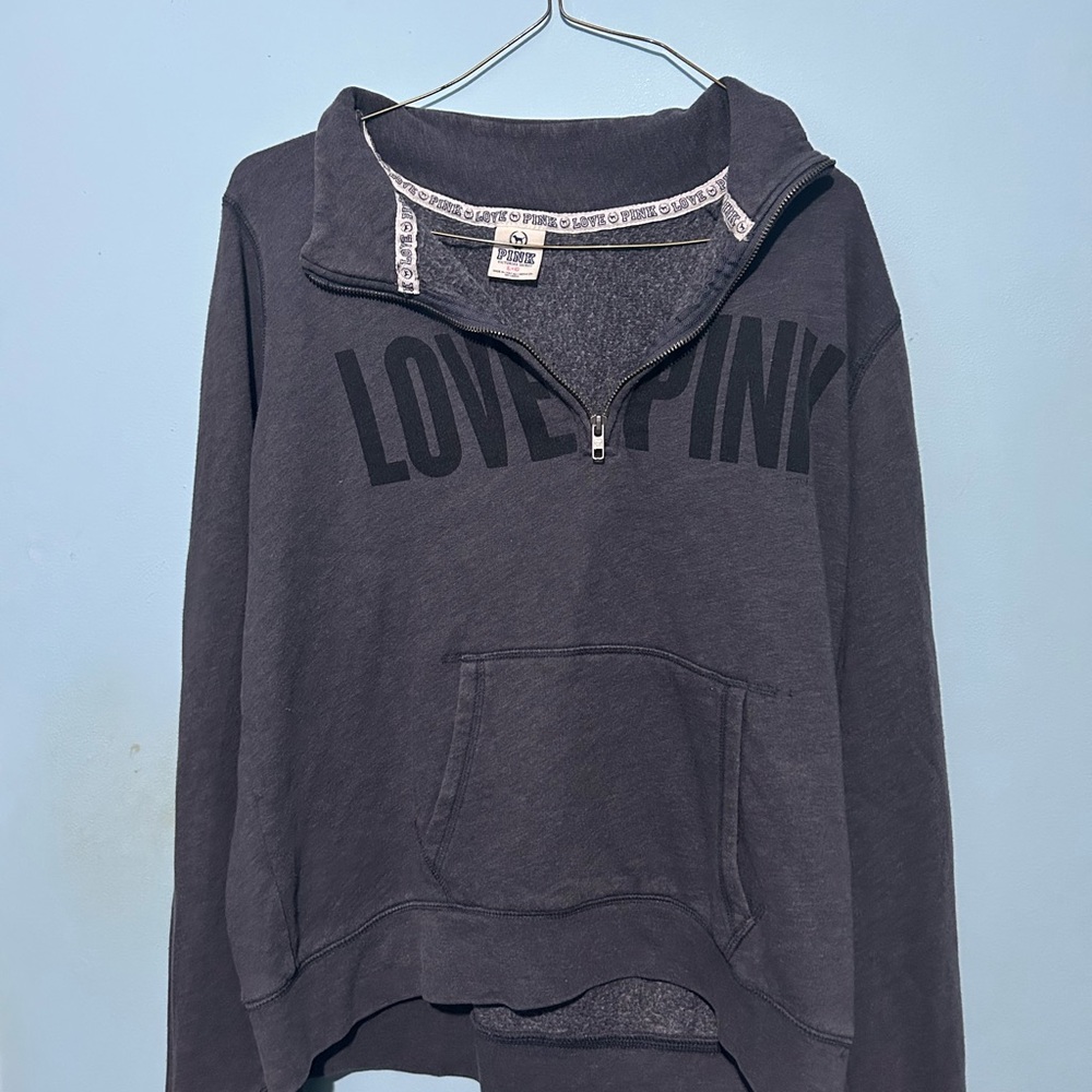 Victoria's Secret PINK Dark Gray Zip-Up
